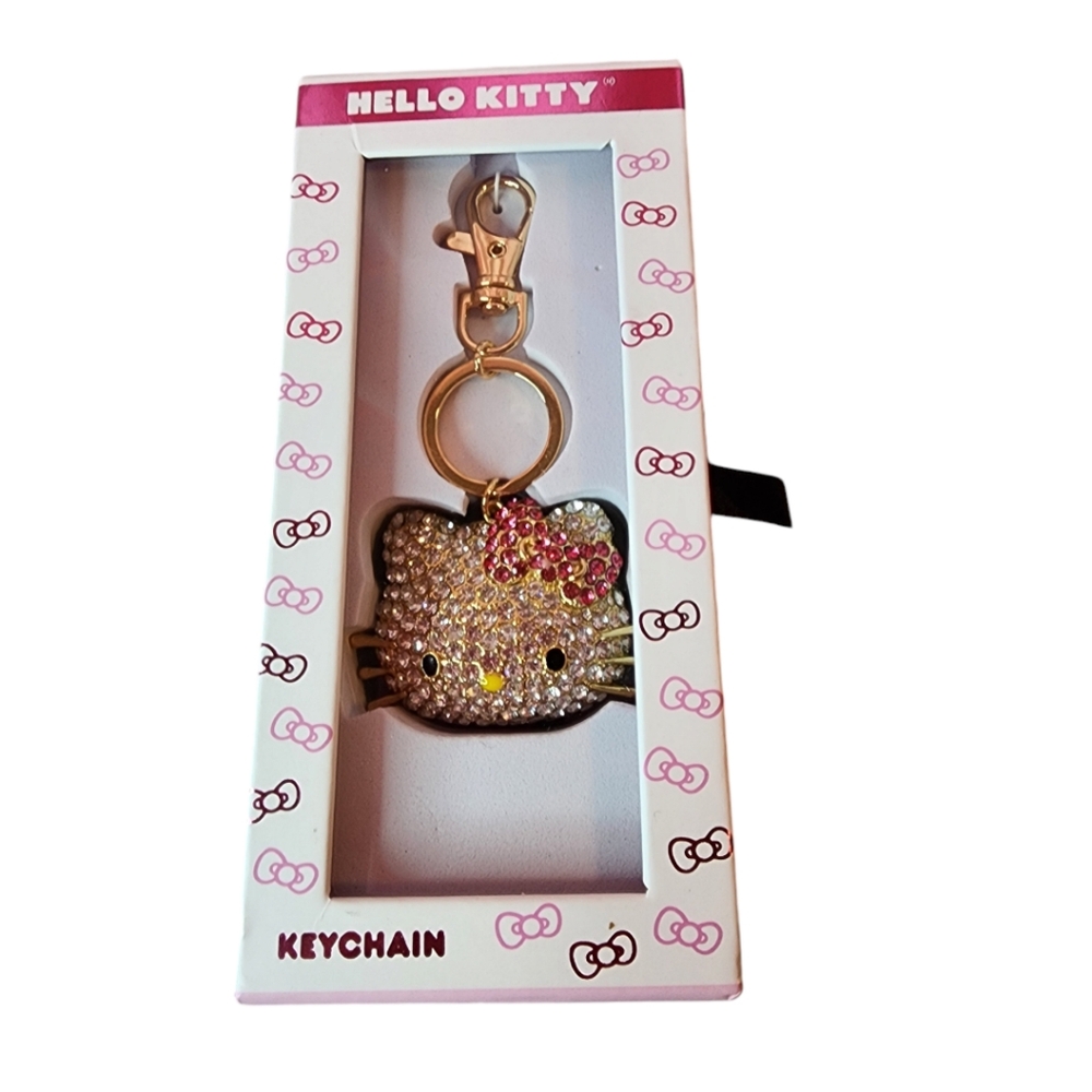 Hello Kitty Sanrio Face Charm-Keychain